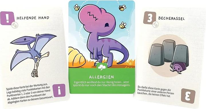 Actual product image Unstable Games Happy Little Dinosaurs - Expansion for 5 to 6 people, card game (German, 2 - 6 Players)