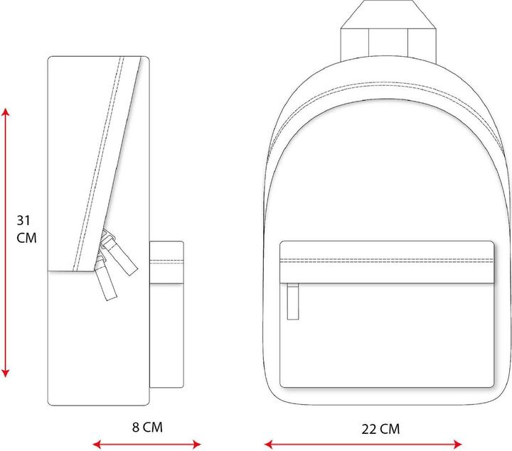 Actual product image Vadobag Pret Think Happy Thoughts Whale backpack