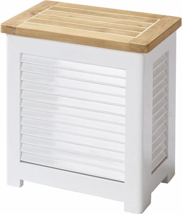 Image du produit Cinas CLASSIC Bac à linge S teck blanc non monté