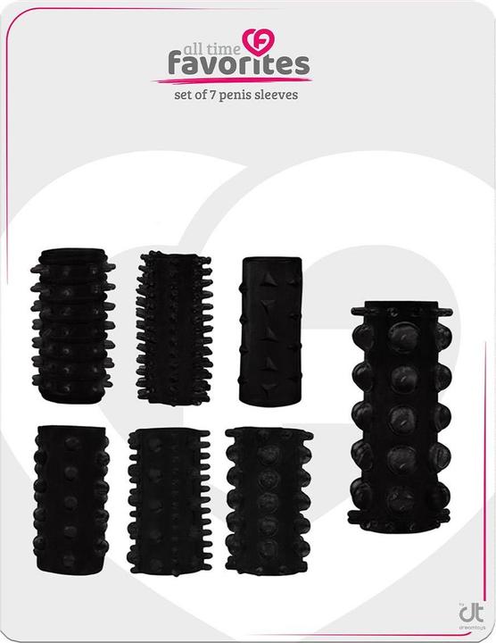Actual product image Dream Toys All Time Favourites Penis Sleeves Set