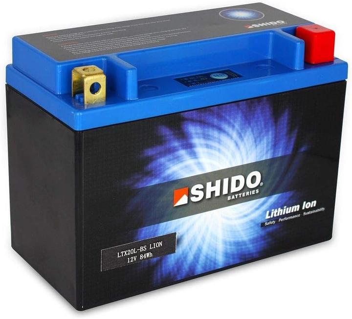 Shido Lithium LTX20-BS Q (12 V, 7 Ah, 420 A)