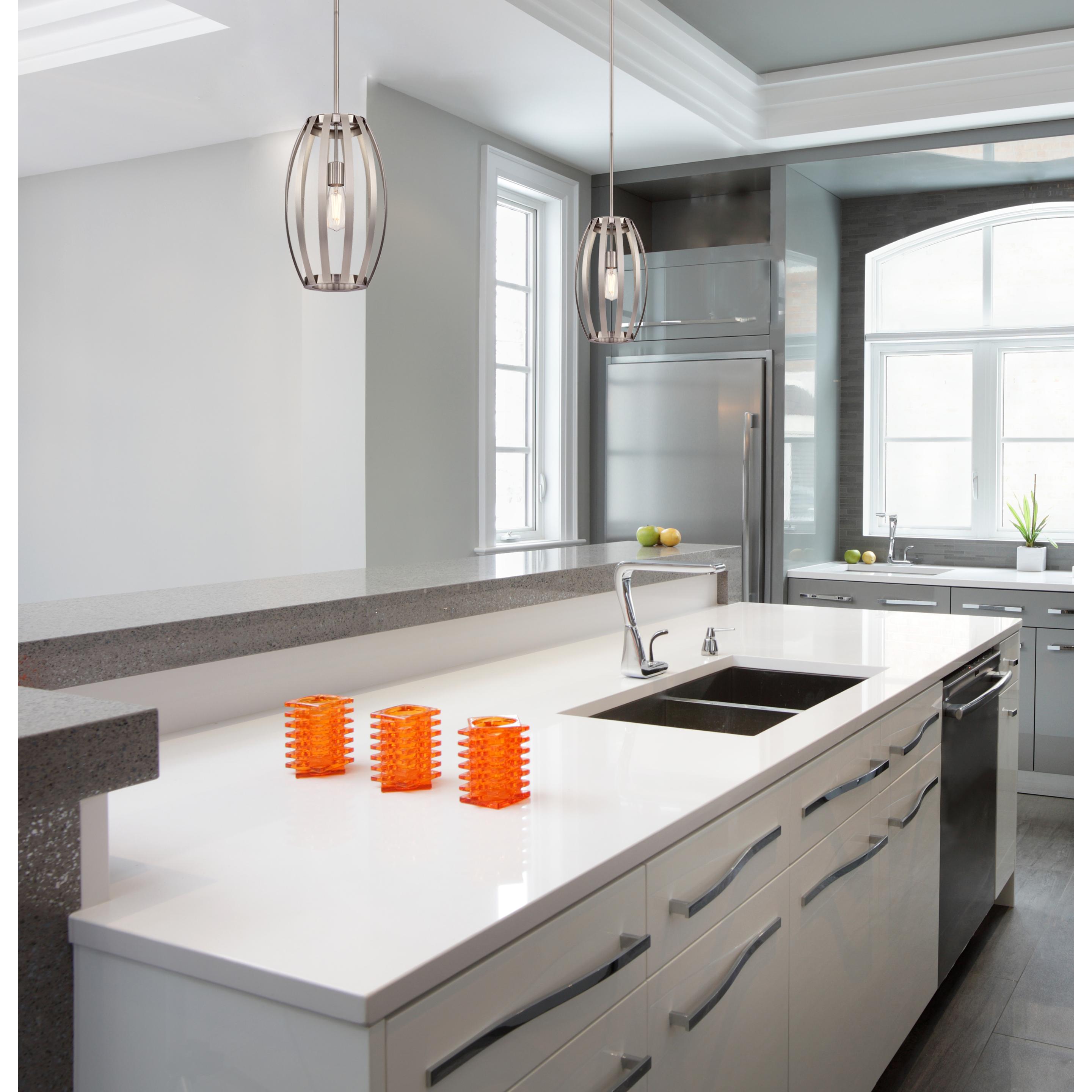 Thumbnail - Westinghouse, Pendelleuchte, Pendelleuchte Farah Nickel gebürstet (E27)