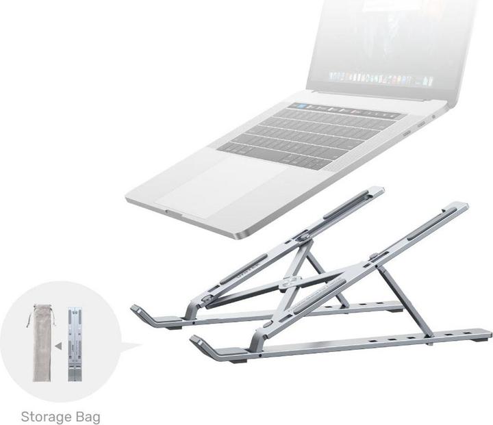 Produktbild Unitek Laptop stand Laptop stand, foldable, aluminum