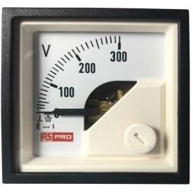 Rs Pro Analoges Voltmeter AC Analog-Anzeige / 0,01, 45mm, 45mm, 54 (<30 A) mm, 72 (30  60 A) mm, Automatisierung