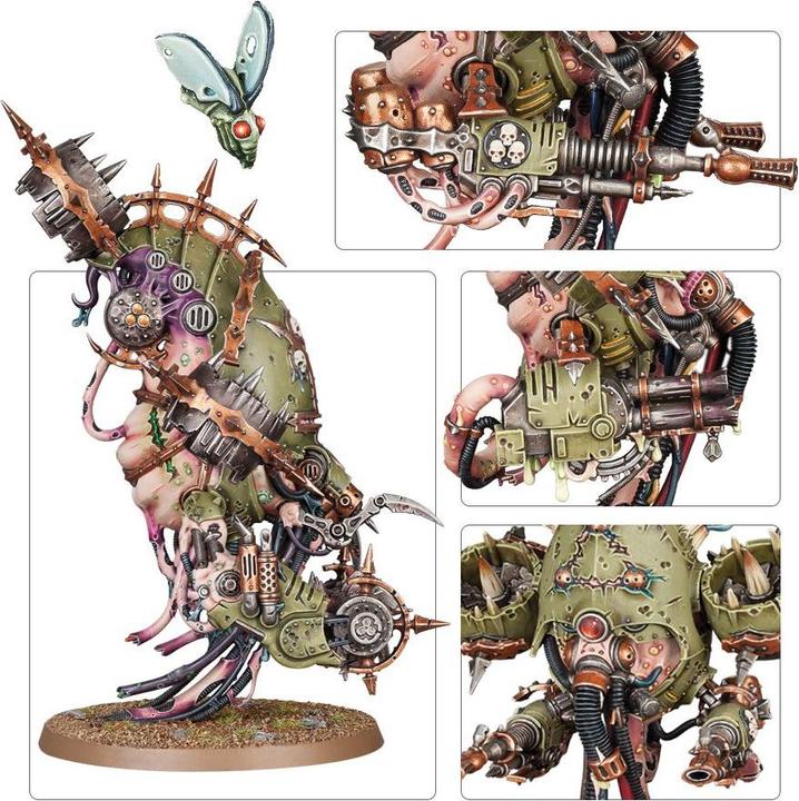 Actual product image Games Workshop Warhammer 40,000 - Death Guard Foetid Bloat-Drone (Plastic)