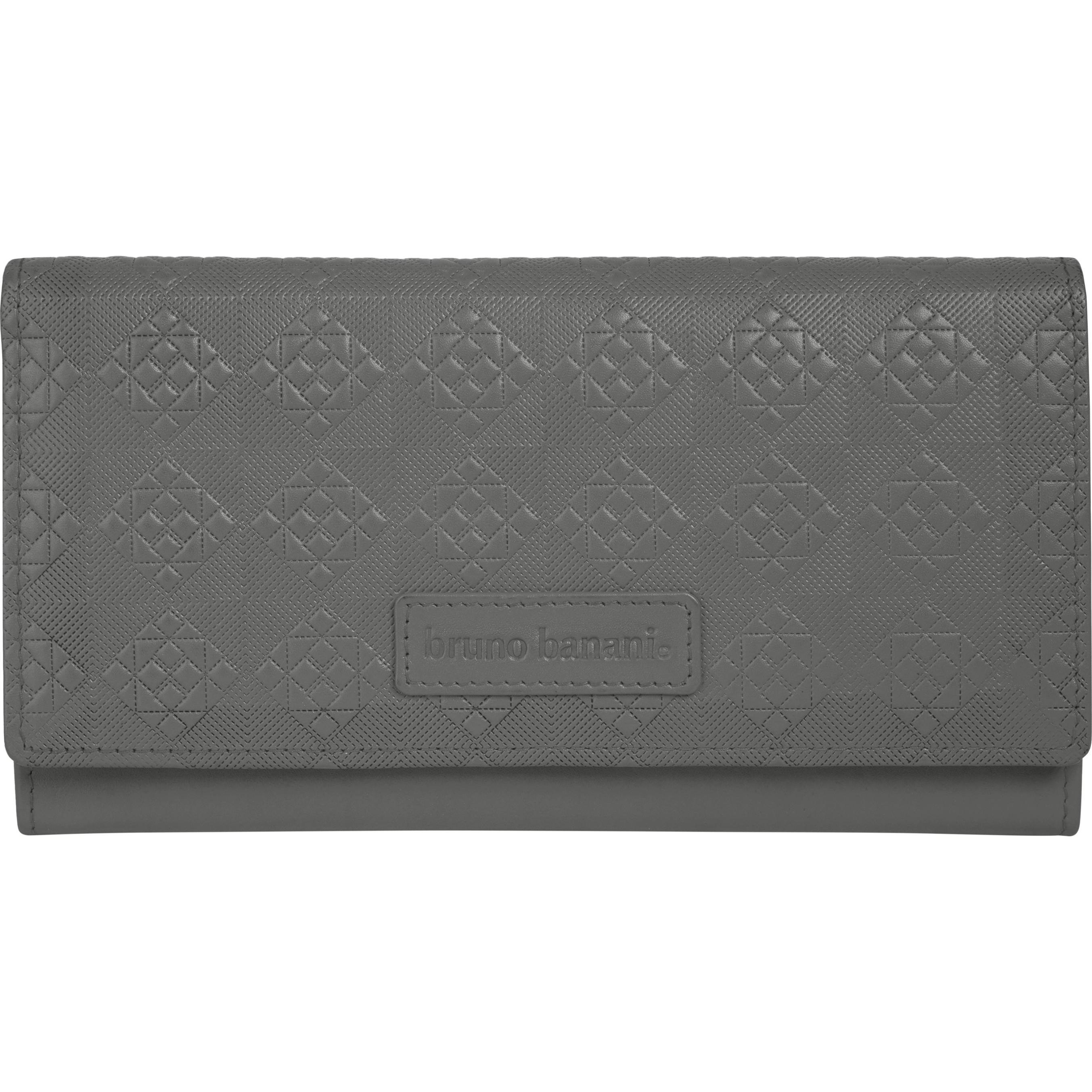 Bruno Banani, Damen, Portemonnaie, Geldbörse, Grau
