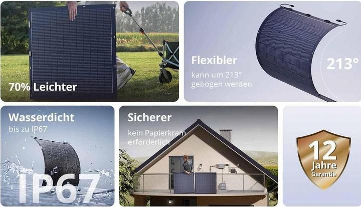 Produktbild Zendure Solarpanel Flexibel 2 x 210W (210 W)