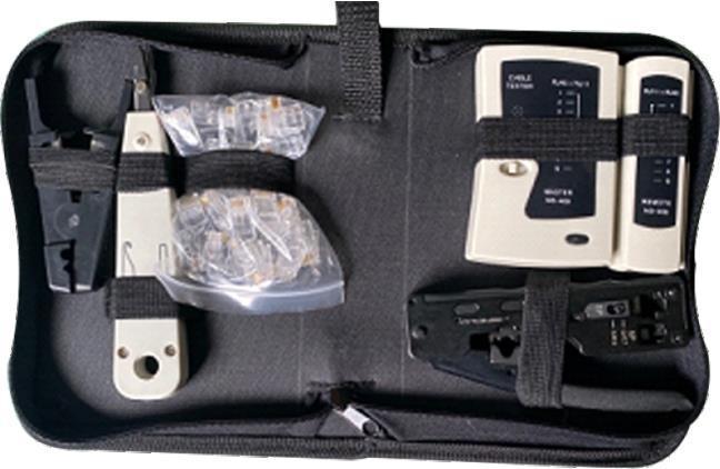 Produktbild Helos Network Tool/Tester Kit - Schwarz (Werkzeug)