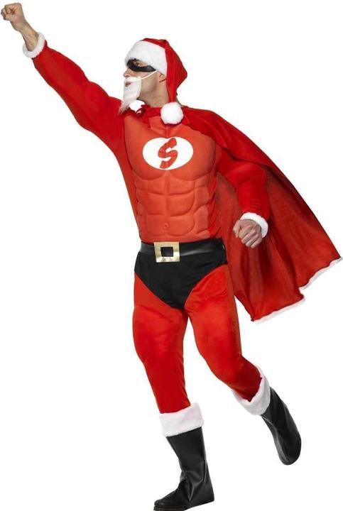 Produktbild Smiffys Super Fit Santa (M)
