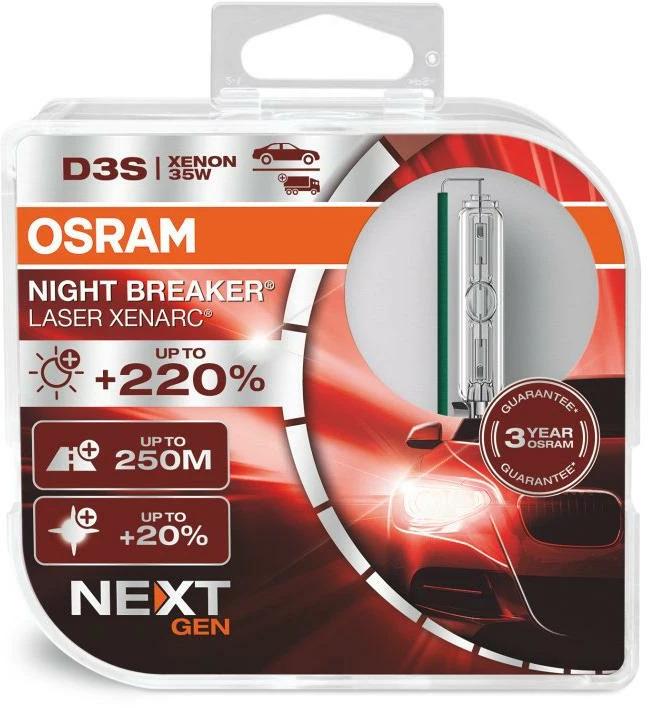 Osram Xenarc Night Breaker Laser 220 Duobox (D3S)