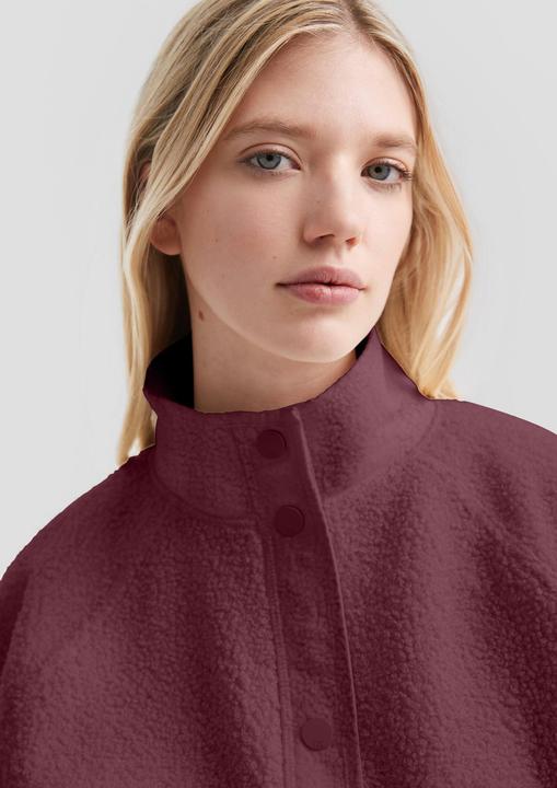 Produktbild s.Oliver Sweatshirt Weiche Teddyfleece-Jacke mit Druckknöpfen (S)