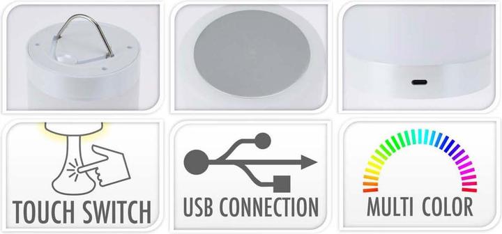 Produktbild Home&Styling Akku Tischlampe mit Touch Funktion