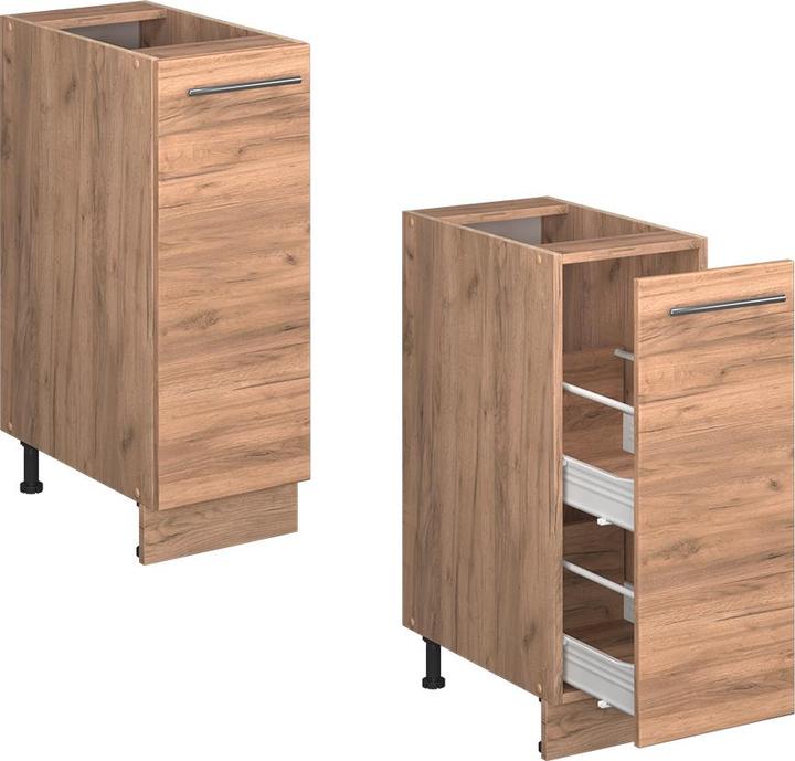 Produktbild Vicco Apothekerschrank Fame-Line, Goldkraft Eiche/Goldkraft Eiche, 30 cm, AP Anthrazit