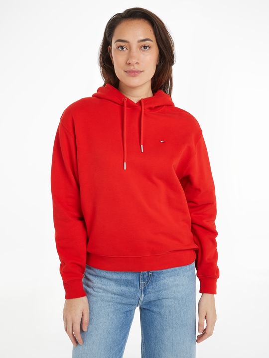 Immagine prodotto Tommy Hilfiger Maglia con cappuccio con bandiera del Regno per le donne sul petto (S)