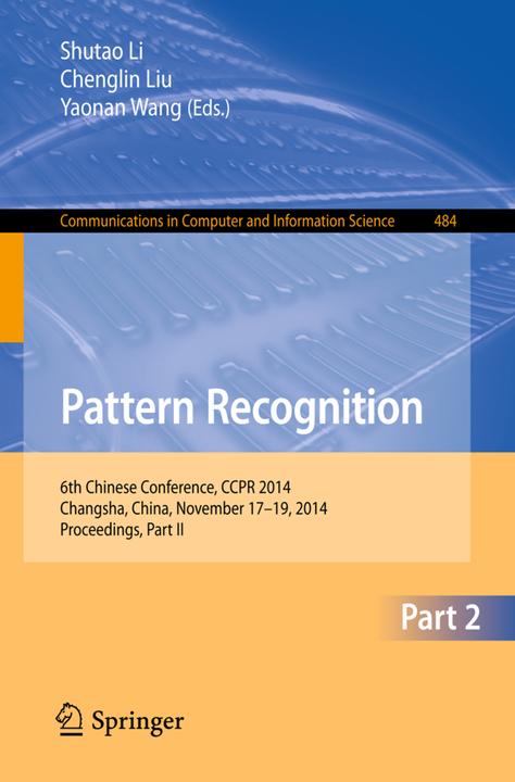 Produktbild Pattern Recognition (Chenglin Liu, Yaonan Wang, Shutao Li, 2014)