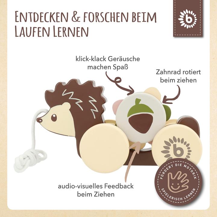 Produktbild Bieco Nachziehtier 'Igel'
