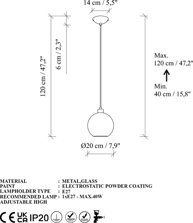 Actual product image Opviq Benek (E27)