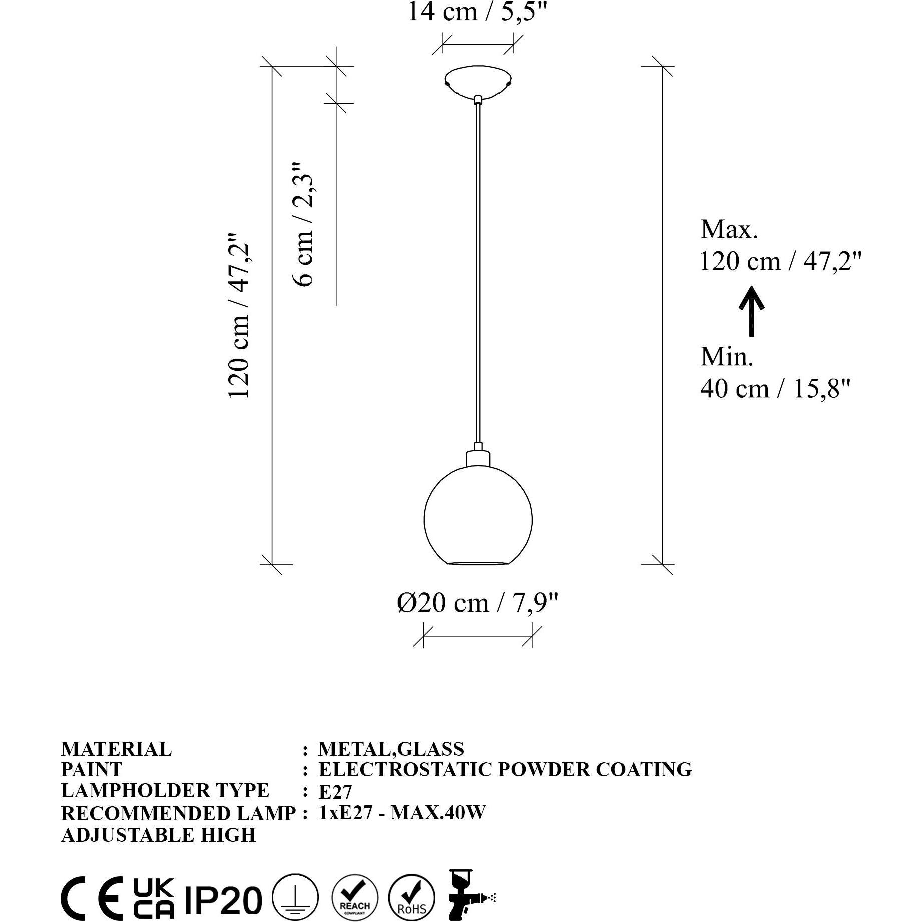 Thumbnail - Opviq, Pendelleuchte, Benek (E27)