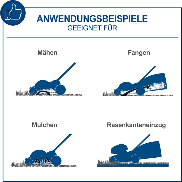 Produktbild Scheppach Akku-Rasenmäher BC-MP380-X (DIY) (Akkubetrieb)