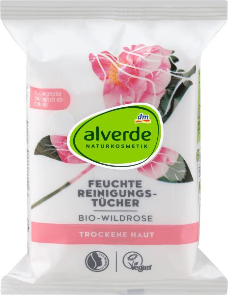 Produktbild dm alverde Reinigungstücher Bio-Wildrose (Reinigungstücher Gesicht)