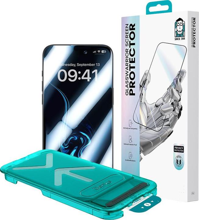 Image du produit Benks Gehärtetes Glas Glass Warrior Privacy für iPhone 14 Pro Max/15 Plus/16 Plus schwarz (Apple iPhone 14 Pro Max, Apple iPhone 15 Plus, Apple iPhone 16 Plus)