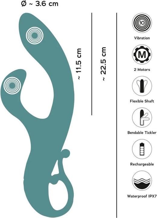 Actual product image You2Toys The Magician Rabbit Vibrator