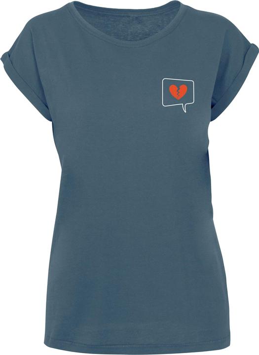 Actual product image Merchcode Ladies Heartbreak X Extended Shoulder Tee - 111573 (M)