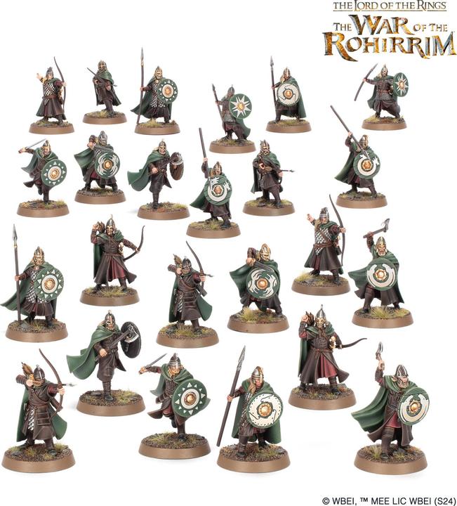 Actual product image Games Workshop Warhammer Middle Earth - Guerriers du Rohan (2024) (Plastic)