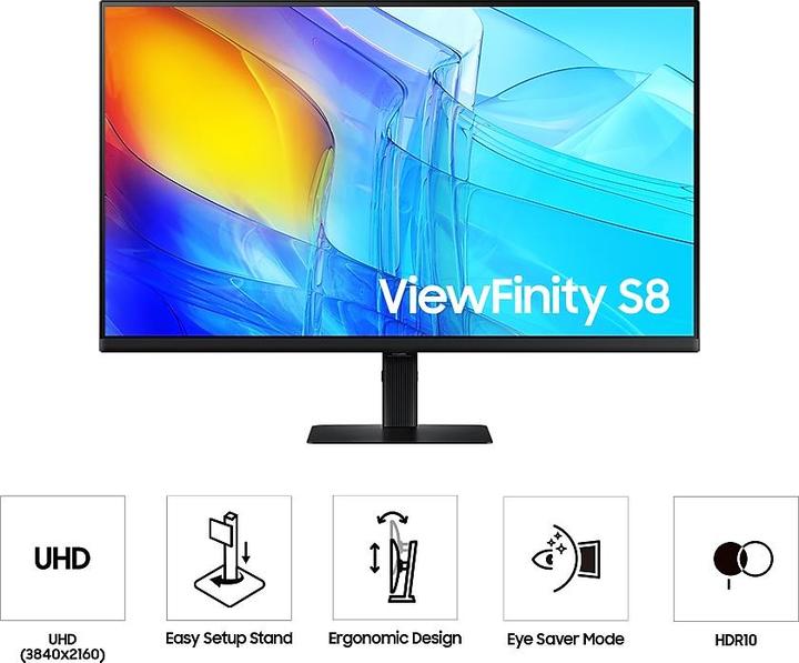 Image du produit Samsung ViewFinity S8 - S80D (3840 x 2160 pixels, 32")
