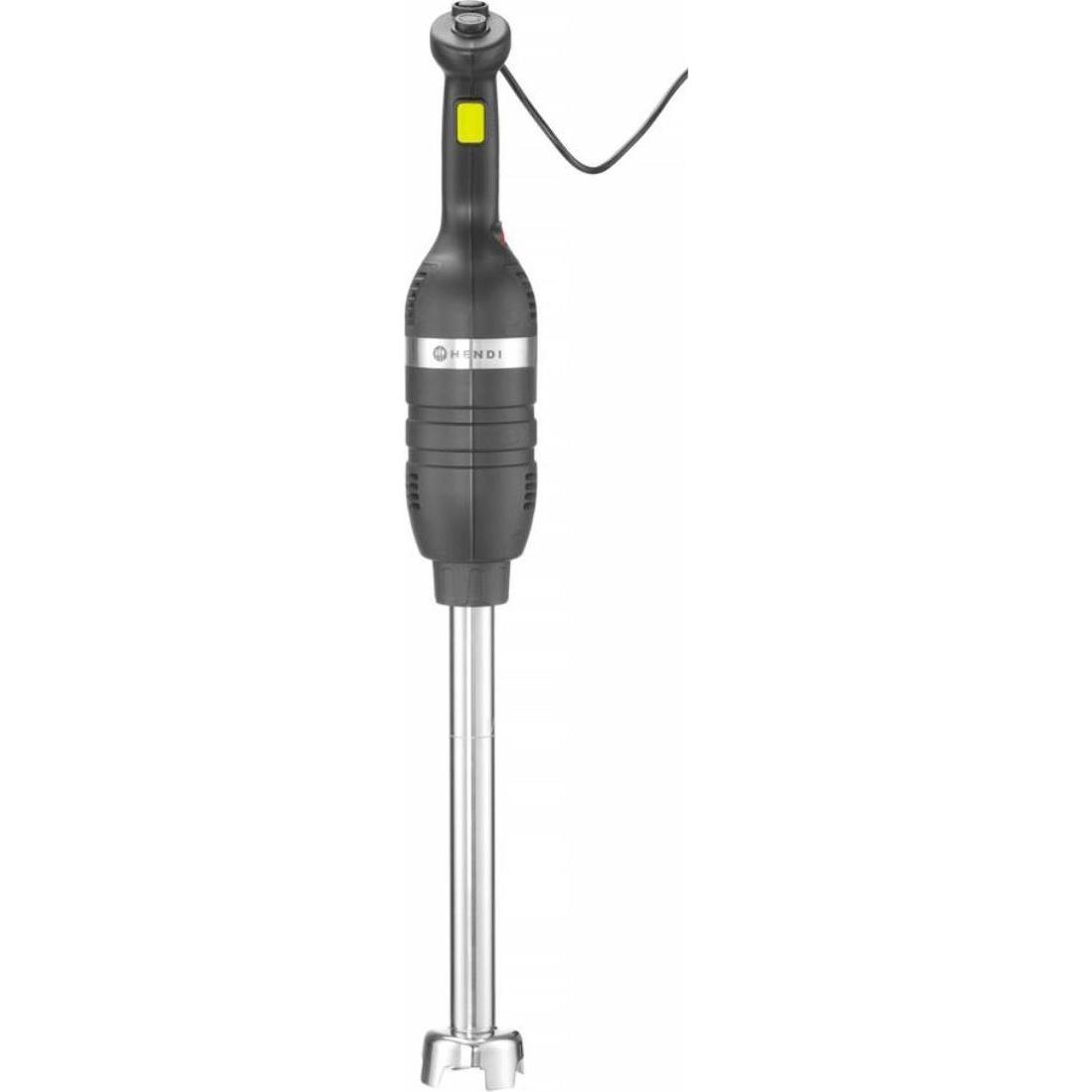 Hendi Stabmixer 500 mit variabler Geschwindigkeit und 500mm langem Stab,, Kitchen Line, Schwarz, 230, Stabmixer, Schwarz