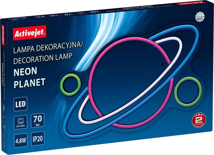 Image du produit Activejet AJE-NEON PLANET LED Néon (Multicolore, 32 cm, Intérieur)