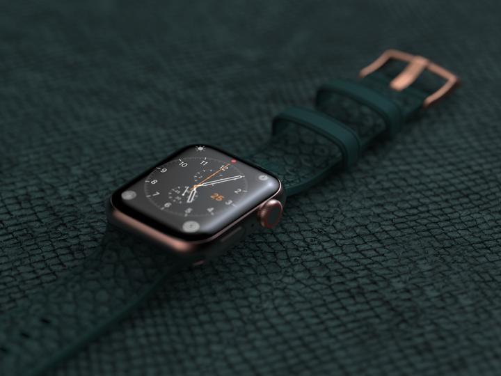 Image du produit Njord Jord Watch Strap For (45 mm, 44 mm, Cuir végétalien, Fermeture en acier inoxydable, Cuir de saumon)