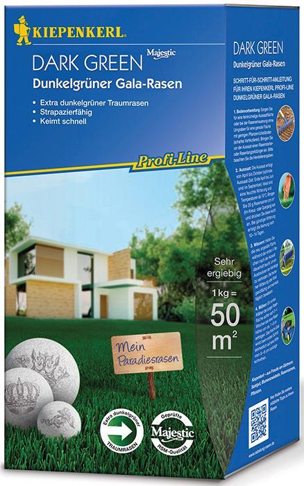 Produktbild Kiepenkerl Rasensamen Dunkelgrner Gala-Rasen 1 kg 50 m (Rasensamen)