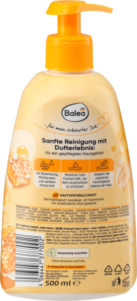 Immagine prodotto dm Balea Latte Miele (Sapone liquido, 500 ml)