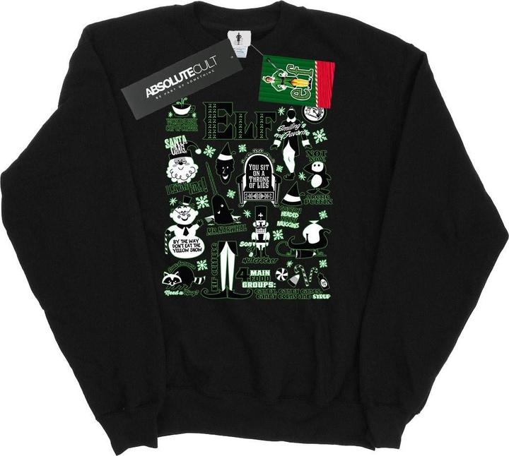 Immagine prodotto Elf Infographic Poster Felpa Uomo (XXL)