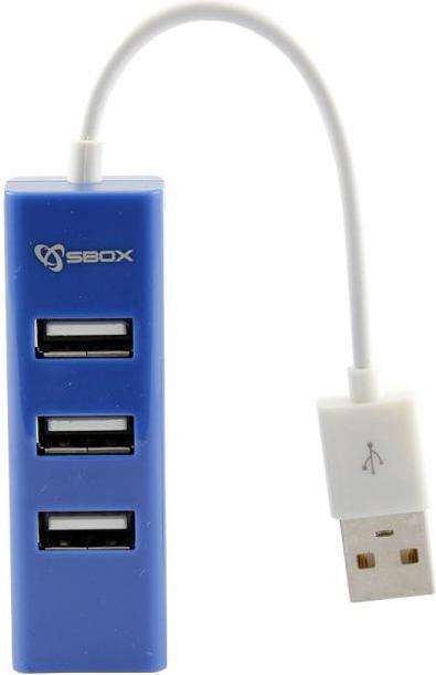 Image du produit Sbox H-204 USB 4 ports USB HUB blueberry blue (USB-A, 4 ports)