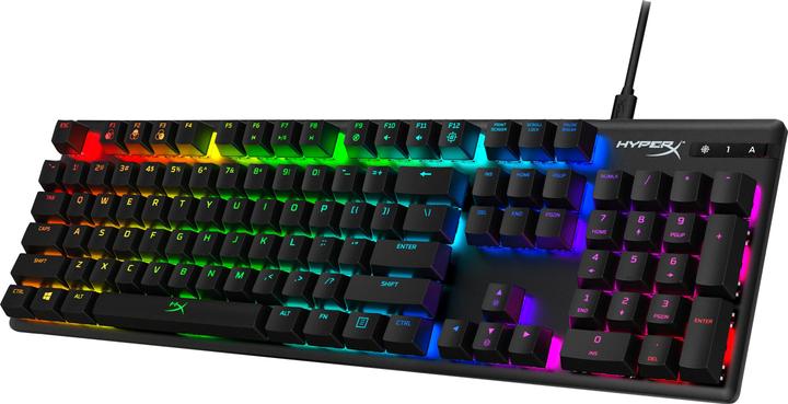 Actual product image HyperX Alloy Origins Mechanical Gaming Keyboard, US Layout, Blue Switch (US, Cable)
