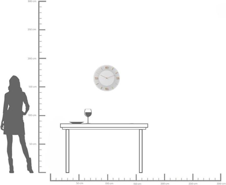 Actual product image Kare Design Leonardo wall clock (49 cm)