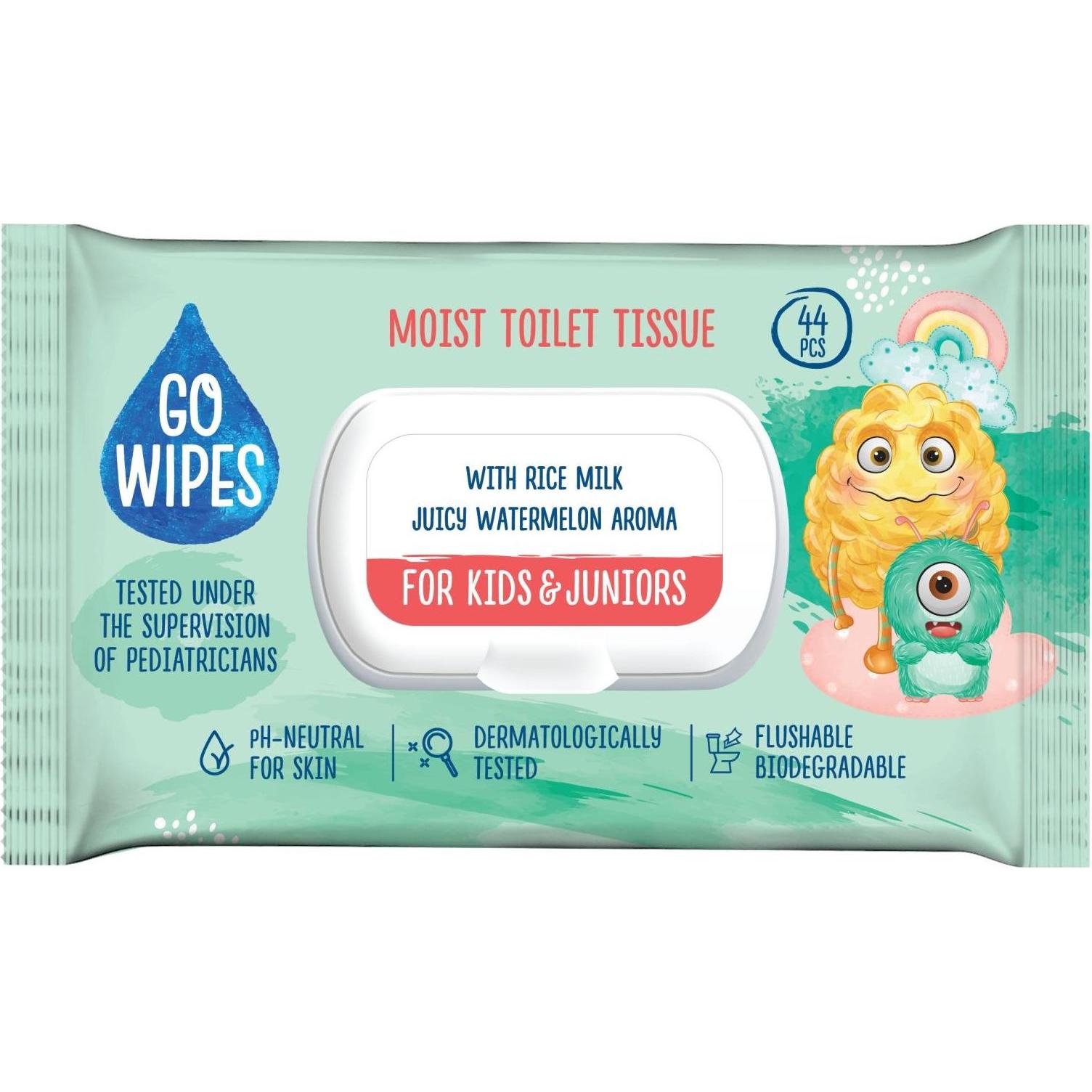 Gowipes Wet Wc Paper For Kids&Jun 44pcs (44 Stück)
