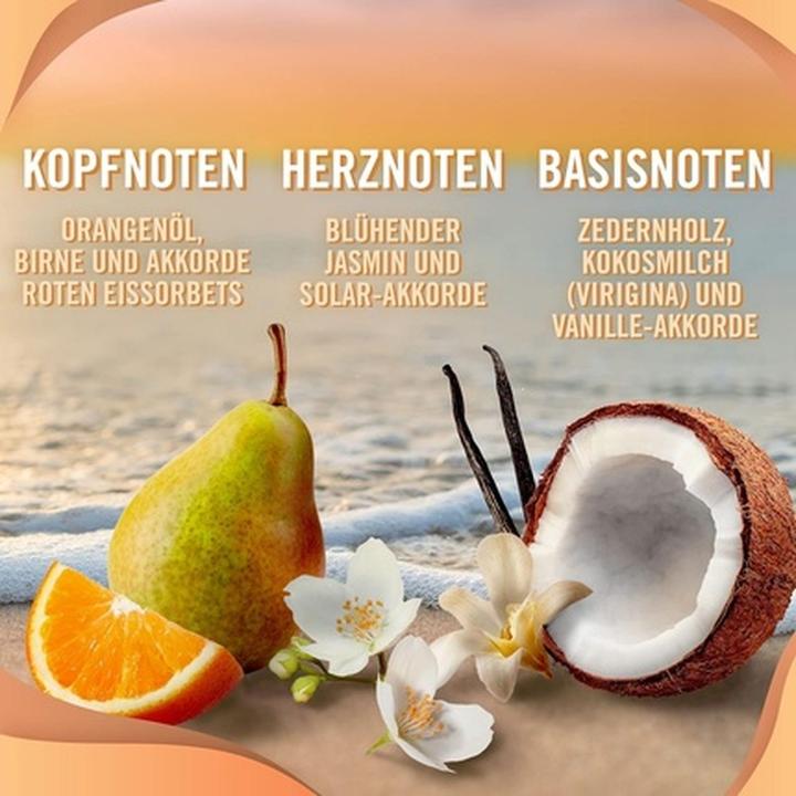 Produktbild Bruno Banani BB Sunset Blossom BM 250ml (250 ml, Körper- & Haarduftspray, Birne, Jasmin, Kokosmilch, Orange, Vanille, Zedernholz)