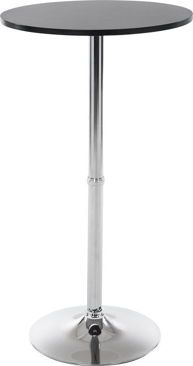 Actual product image CLP Bar table round, black (60 x 60 x 108 cm)