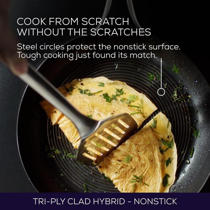 Produktbild Circulon Sautepan mit Deckel, Induktionsgeeignet, Antihaftbeschichtung, spülmaschinenfest (Bratpfanne, Edelstahl)