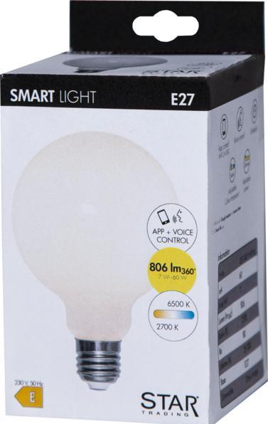 Actual product image Star Trading LED Bulb E27 G95 Smart Bulb (E27, 806 lm, 1 x)