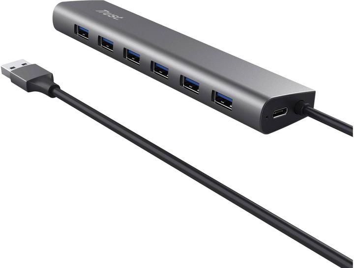 Produktbild Trust I/O HUB USB 7PORT HALYX/24967 (USB-A, 8 Ports)