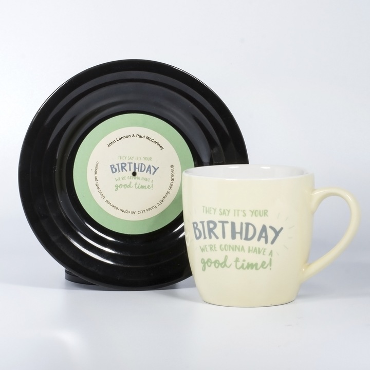Actual product image Mugs set Lyrical Mug Birthday (250 ml)
