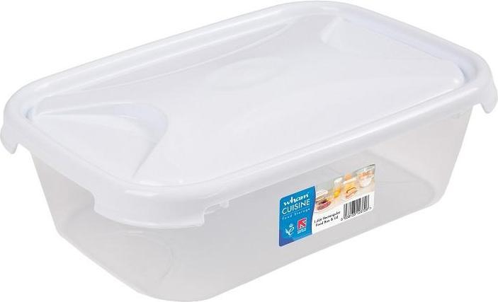 Actual product image Wham Cuisine Rectangular Food Storage Box White Lid 1.6L (1.60 l)