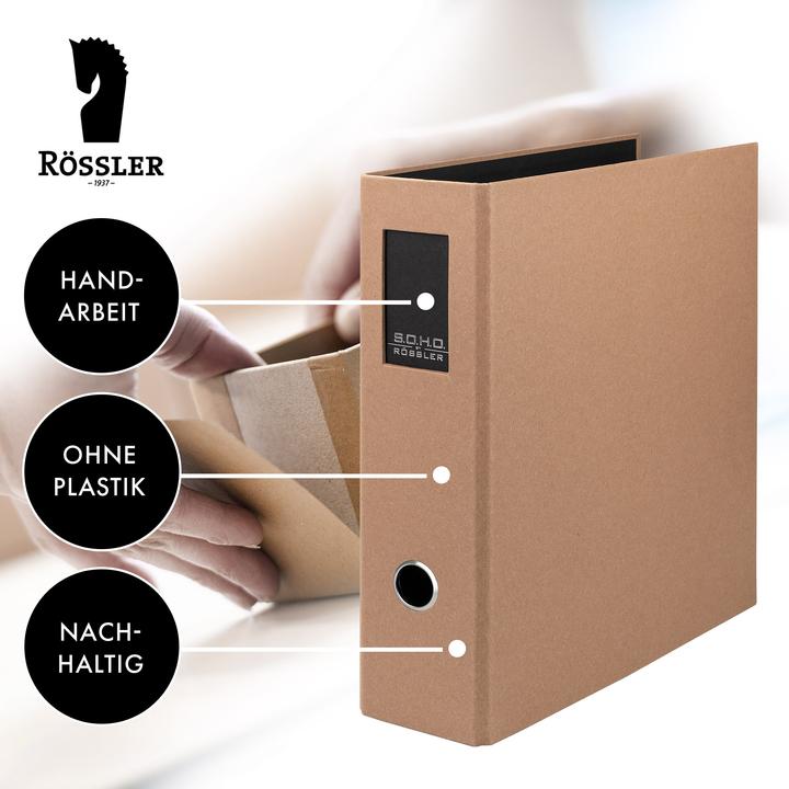 Produktbild Rössler Ordner Soho kraft (A4, 80 mm, 1 Stk.)
