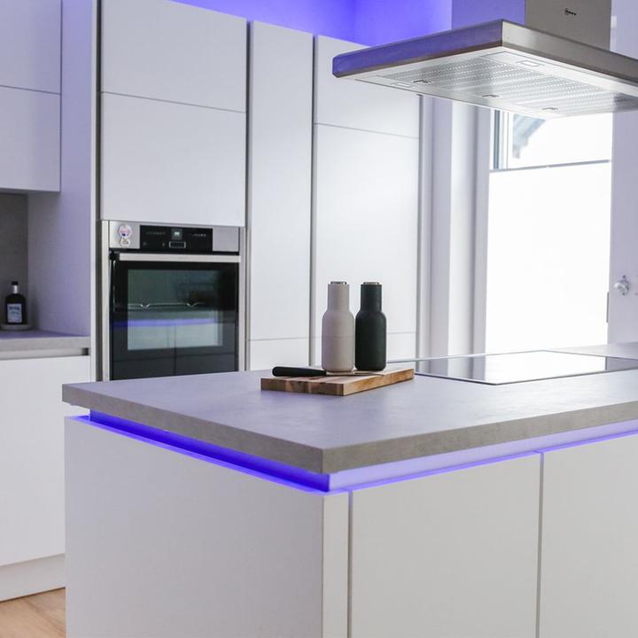 Actual product image B.K.Licht LED flex strip, white, 150xRGB-LED/0.16W (4.80 cm, Indoor)