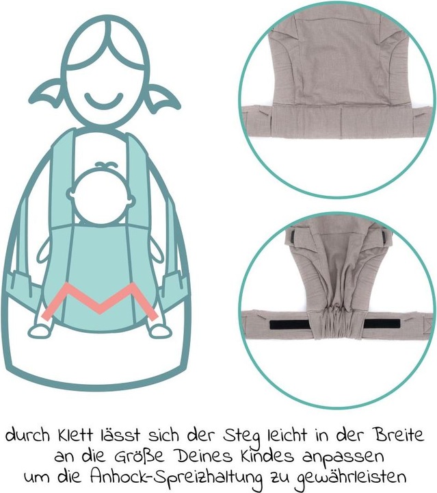 Produktbild Fillikid Babytragen & Tragetücher Babytrage Natural ab 3,5 -20 kg