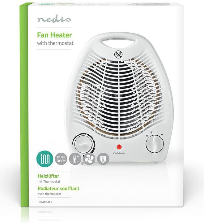 Actual product image Nedis heat fan 2000W (1000 W)